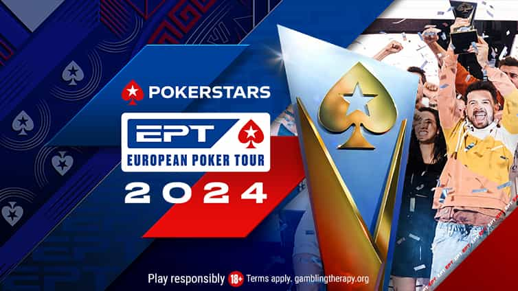 PokerStars EPT 2024 promotional poster.